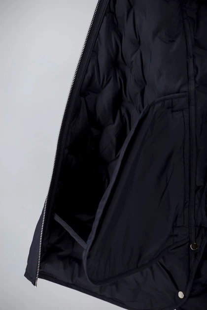 Жіноча куртка casual з качиним пухом і капюшоном на блискавці Snow Owl (чорний, L), 116991, 116976 - зображення 6