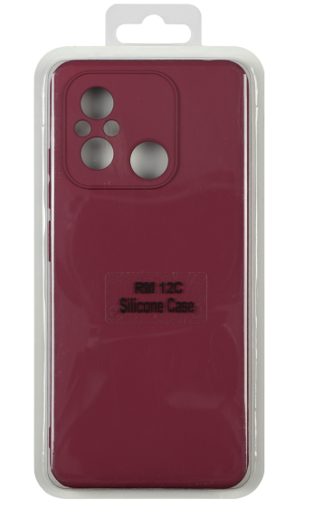 Чохол Silicone Cover Full Camera (A) для Xiaomi Redmi Note 13 Pro 4G/Poco M6 Pro 4G 42.Maroon - изображение 3