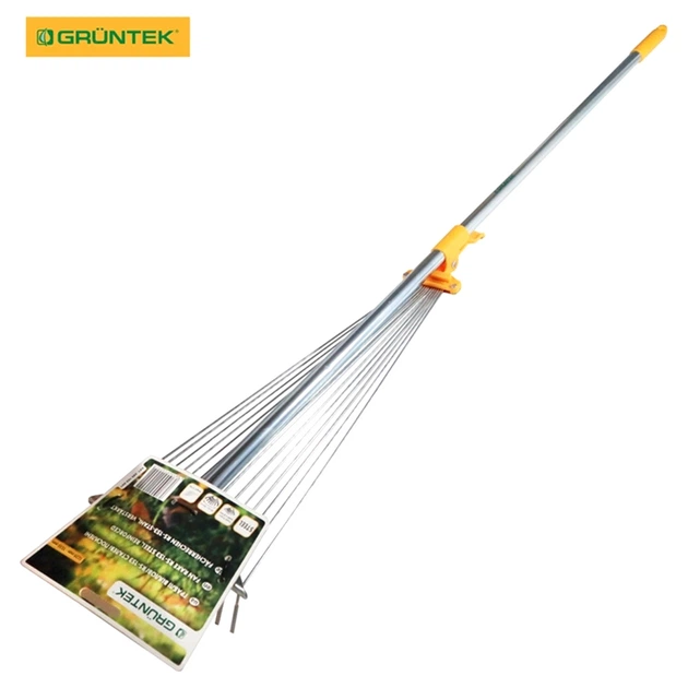 Грабли веерные Gruntek RS-153 29515300 раздвижные с ручкой - изображение 4