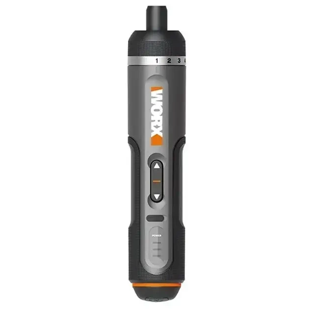 Аккумуляторная отвертка Worx WX242 с набором из 30 Бит в кейсе - изображение 4