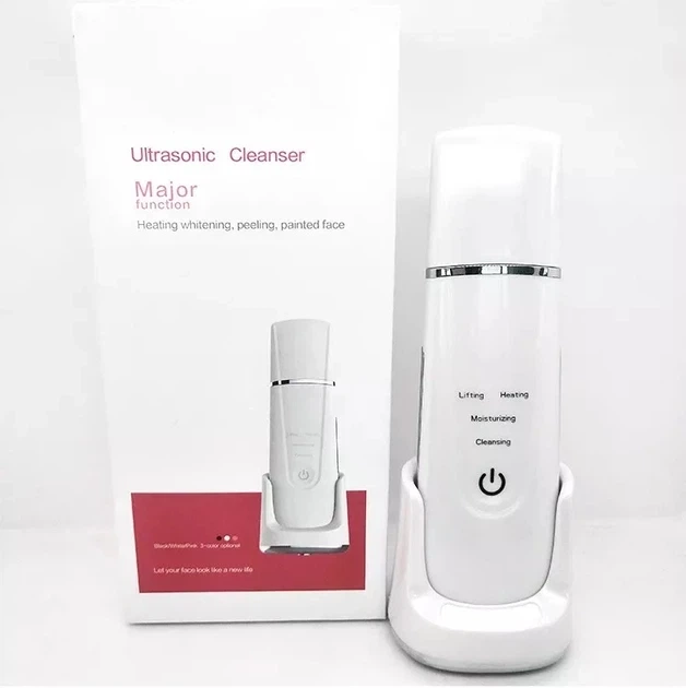 Ультразвуковой скрабер BEAUTY EFFECT WAU-98i ORIGINAL White - профессиональный прибор для чистки лица, глубокая очистка пор - Фото 3 Ультразвуковой скрабер BEAUTY EFFECT WAU-98i ORIGINAL White - профессиональный прибор для чистки лица, глубокая очистка пор - изображение 3