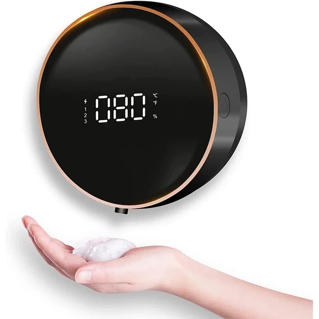 Сенсорный настенный дозатор для мыла Zhiya MYX-W1 Black – автоматический бесконтактный диспенсер для жидкого мыла и антисе - изображение 3