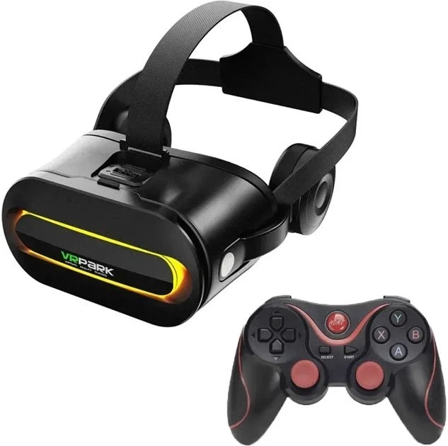 Комплект VR Park Terios T3 (VR-очки J60 + джойстик) - виртуальная реальность для смартфонов 4.7-6.7", поляризованные линзы - изображение 2