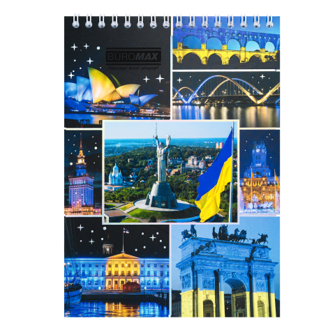 Блокнот BUROMAX А5 на гориз. спір. 48арк. PATRIOT KYIV 24545105 (8) /BM.24545105/ - зображення 3