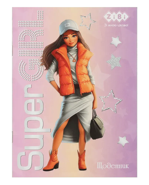 Щоденник шкільний ZiBi SMART Line 13124 40 аркушів PRINCESS, м'яка обкладинка /ZB.13124/ - Фото 1 Щоденник шкільний ZiBi SMART Line 13124 40 аркушів PRINCESS, м'яка обкладинка /ZB.13124/ - изображение 1