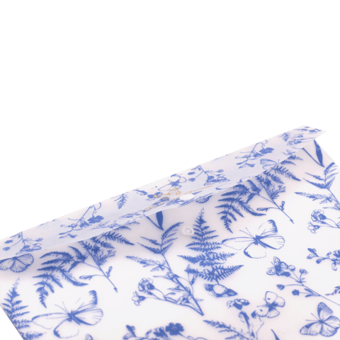 Папка на кнопці А4 BUROMAX 3943-14 ARABESKI блакитна (12) /BM.3943-14/ - изображение 3