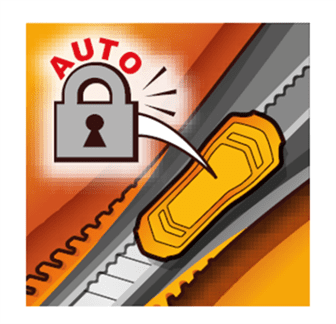 Ніж канцелярський 9мм MAPED ULTIMATE MP086410, пласт.корпус, мех.фіксатор /MP.086410/ - зображення 4