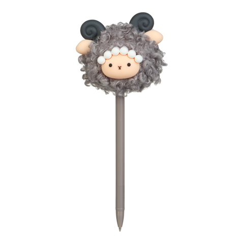 Ручка кулькова ZiBi KIDS Line 2022 FLUFFY LAMB 0,7 мм синя (16) /ZB.2022/ - зображення 3
