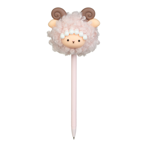 Ручка кулькова ZiBi KIDS Line 2022 FLUFFY LAMB 0,7 мм синя (16) /ZB.2022/ - зображення 4