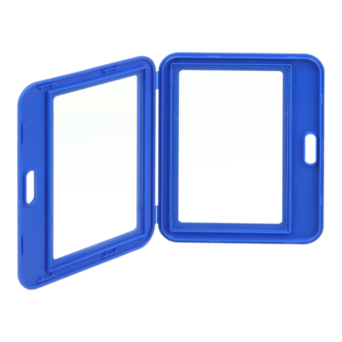 Бейдж (ідентифікатор) BUROMAX 5415-02 101х80мм горизонтальний PP+PVC, синій (5) /BM.5415-02/ - зображення 2