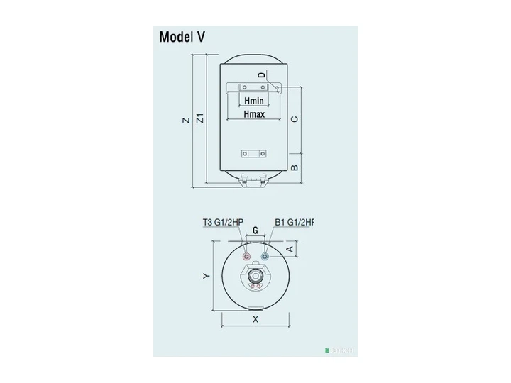 Водонагрівач (бойлер) Quartz Start 50 V - изображение 6