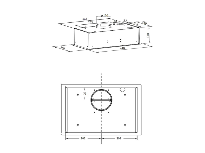 Витяжка вбудована Hansa OMP4211BH - изображение 3