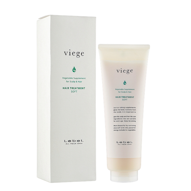 Маска для глибокого зволоження волосся Lebel Viege Treatment SOFT 240 ml - Фото 1 Маска для глибокого зволоження волосся Lebel Viege Treatment SOFT 240 ml - изображение 1