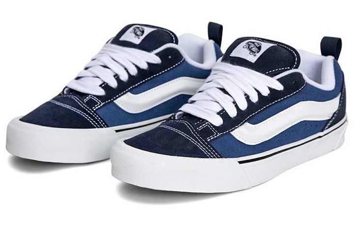 Жіночі кеді Ванс Сині Vans KNU Skool Blue/White (42, синій) - зображення 2