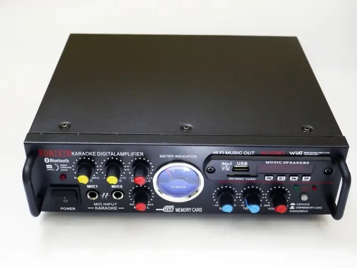 Аудиоусилитель UKC AV-339B Mega Sound с Bluetooth и FM-радио 1779 - Фото 3 Аудиоусилитель UKC AV-339B Mega Sound с Bluetooth и FM-радио 1779 - изображение 3