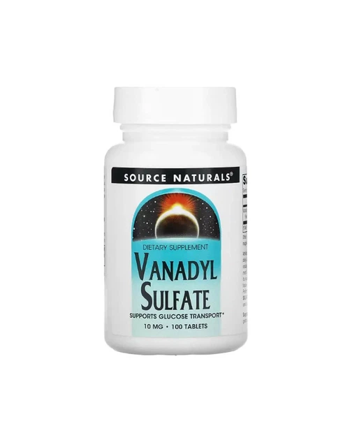 Ванадил сульфат Source Naturals 10 мг - 100 таб 20205031 - Фото 1 Ванадил сульфат Source Naturals 10 мг - 100 таб 20205031 - зображення 1