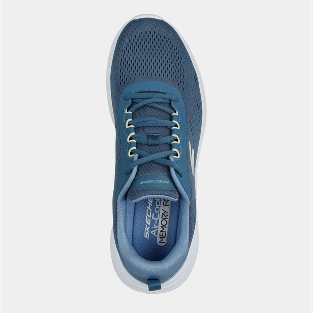 Мужские кроссовки Skechers 233184 TEAL 41 (8US) 26 см Голубые (199025016872) - Фото 4 Мужские кроссовки Skechers 233184 TEAL 41 (8US) 26 см Голубые (199025016872) - изображение 4