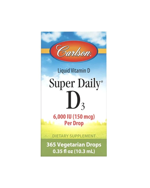 Витамин D3 6000 МЕ Carlson 10,3 мл 20206714 - изображение 2