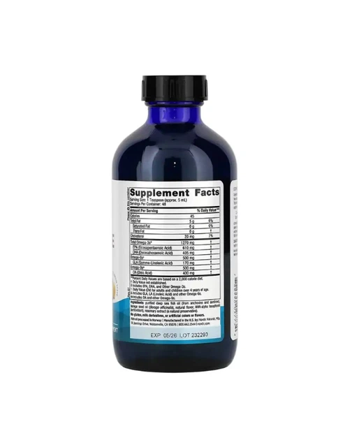 Комплекс Омега з лимонним смаком Nordic Naturals 237 мл 20205570 - зображення 2
