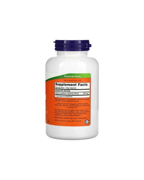 Мака 500 мг Now Foods 250 кап 20203354 - изображение 2