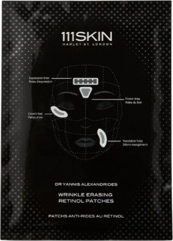 Набір масок для обличчя 111Skin Wrinkle Erasing Retinol у пластинах 3 × 35 г (5061015161662) - зображення 1