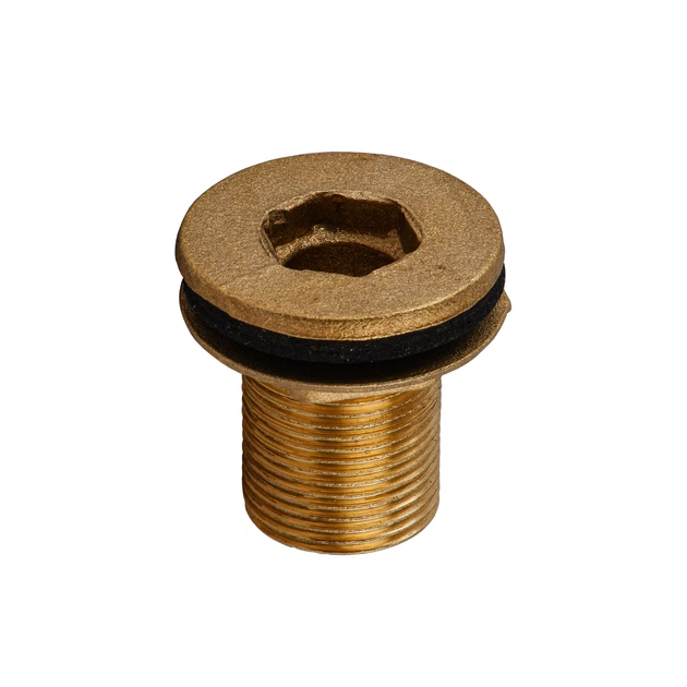 Врізання в бак 3/4″ латунні LO442S OPTIMUM - зображення 2