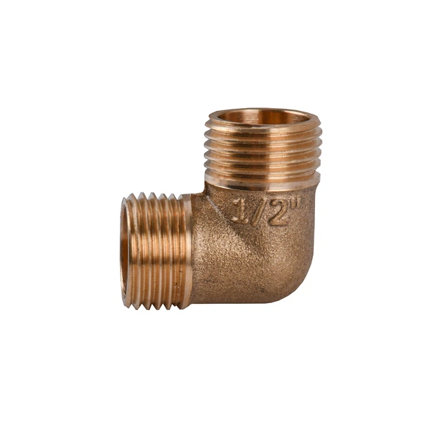 Кутник 1/2″ ЗЗ латунний LL332S OPTIMUM - Фото 2 Кутник 1/2″ ЗЗ латунний LL332S OPTIMUM - зображення 2