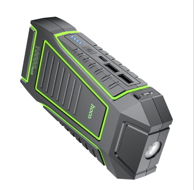 Бустер Hoco QS1 Spring 10000mAh пусковое устройство 12V с фонарём - изображение 6