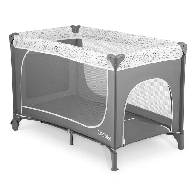 Дорожнє ліжечко RICOKIDS 125 x 65 x 78 см RK-241 Сіре 724100 (5903890606251) - зображення 2