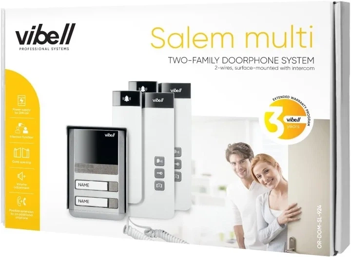 Комплект домофону ORNO Vibell White/Silver (OR-DOM-SL-924) - зображення 6
