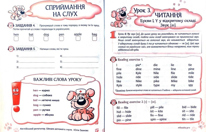 Англійський репетитор. Швидка допомога з нуля (+СD). 7-13 років. Ю.Іванова. New Time - зображення 5