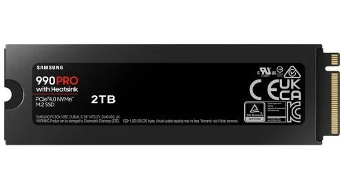 Твердотельный накопитель SSD 2Tb, Samsung 990 Pro, PCI-E 4.0 x4, M.2 (MZ-V9P2T0CW) - изображение 2
