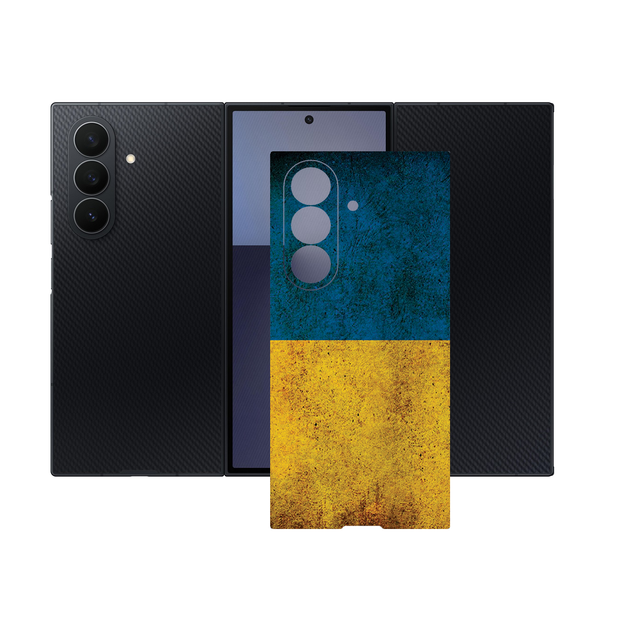 Захисна плівка StatusSKIN для Samsung Galaxy Z TriFold 5G (F968) Корпус Вініл Прапор - Фото 1 Захисна плівка StatusSKIN для Samsung Galaxy Z TriFold 5G (F968) Корпус Вініл Прапор - изображение 1