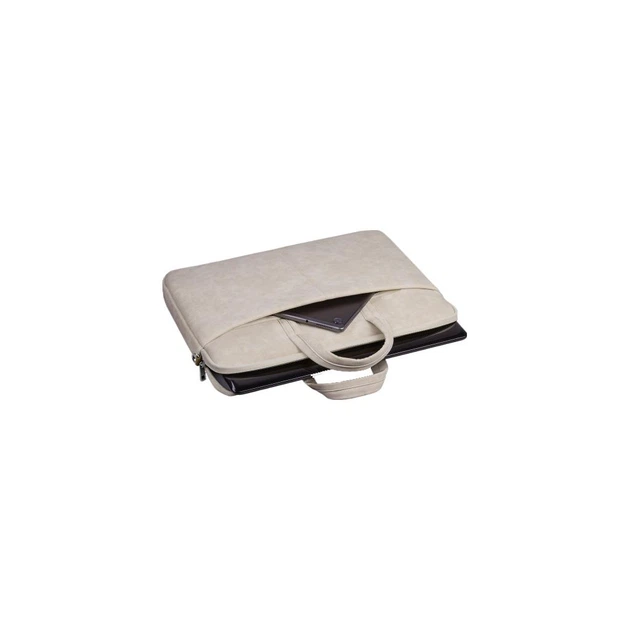 Сумка для ноутбука Defender 15.6" Solid PU beige - Фото 4 Сумка для ноутбука Defender 15.6" Solid PU beige - изображение 4