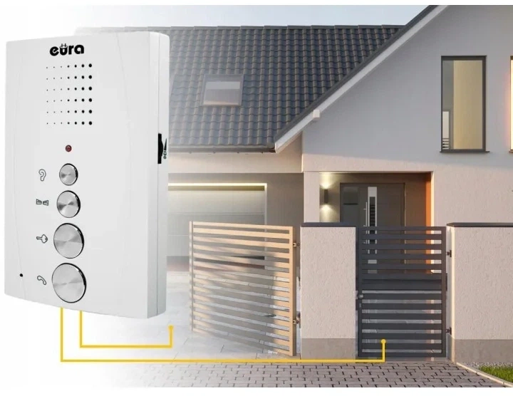 Комплект домофону Eura DIFESA Black/Silver (ADP-51A3) - зображення 6