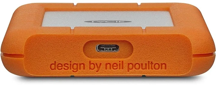 Жорсткий диск LaCie Rugged 1 TB STFR1000800 2.5" USB-C External - зображення 3