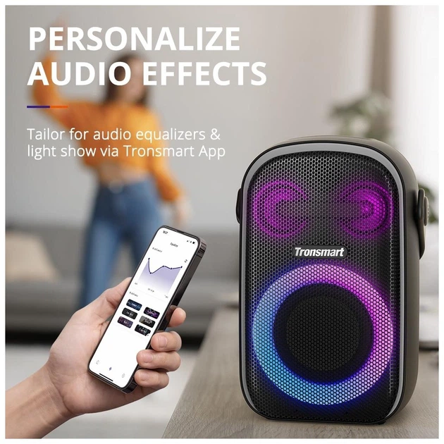 Акустическая система Tronsmart Halo 100 Black - изображение 5