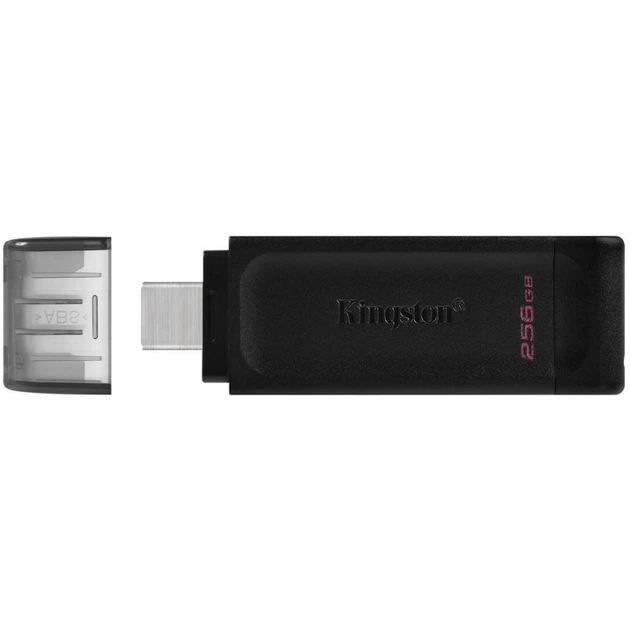 USB флеш накопичувач Kingston 256GB DataTraveller 70 USB 3.2/Type-C - Фото 5 USB флеш накопичувач Kingston 256GB DataTraveller 70 USB 3.2/Type-C - зображення 5