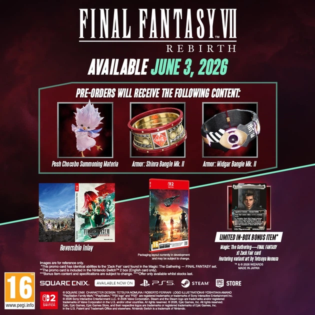 Гра Nintendo Switch 2 Final Fantasy VII Rebirth (Game-Key Card) (5021290102774) - зображення 8