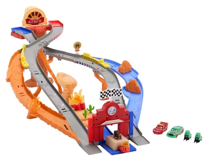 Автомобільний трек Mattel Disney Cars Гонка і рятувальна операція в Хлодниця-Гурська – гоночна траса Rescue Road Raceway (JFL57) (194735300297) - зображення 2