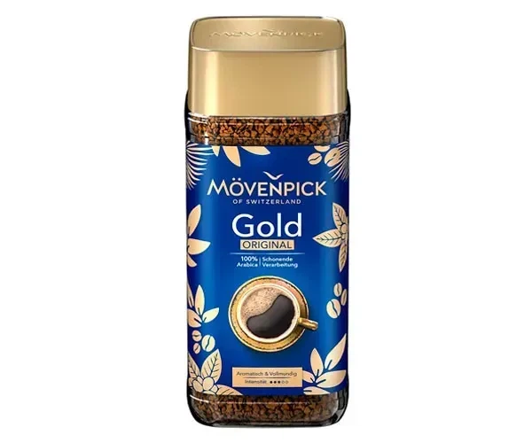 Кофе Movenpick Gold Original растворимый 200 г в стеклянной банке - Фото 1 Кофе Movenpick Gold Original растворимый 200 г в стеклянной банке - изображение 1