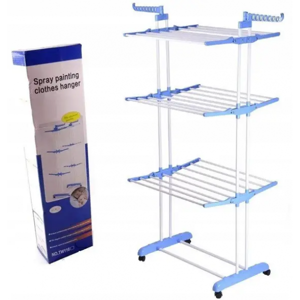 Сушарка для білизни складана Spray Paintint Clothes Hanger 116-2 - зображення 4