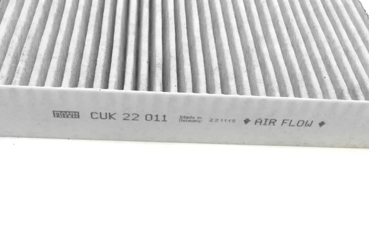 Фільтр салону Renault Captur/Clio/Logan 13-/Arkana/Duster 18-/Jogger 22-/Nissan Juke 17- (вугільний) MANN-FILTER CUK 22 011 - изображение 4