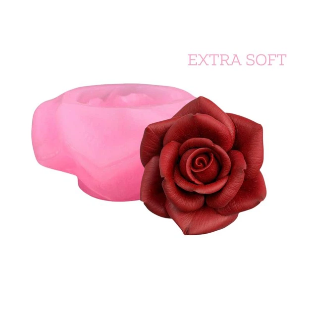 Силиконовый молд Роза 17 EXTRA SOFT - Фото 1 Силиконовый молд Роза 17 EXTRA SOFT - изображение 1