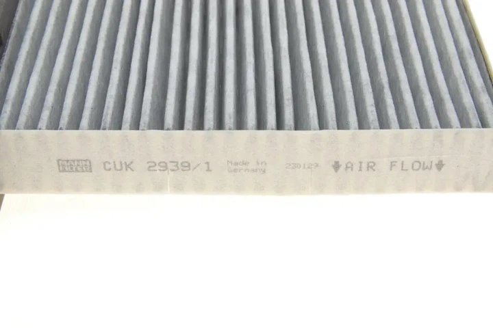 Фільтр салону VW Caddy 1.9TDI 03- (вугільний) MANN-FILTER CUK 2939/1 - изображение 3