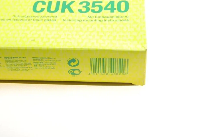 Фільтр салону MB Vito (W639) 03- (вугільний) MANN-FILTER CUK 3540 - изображение 5
