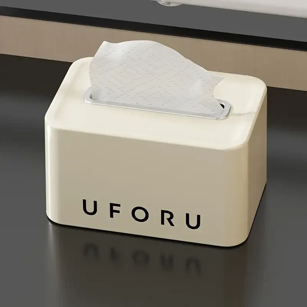 Коробка для серветок Uforu D2091 Бежевий - зображення 2