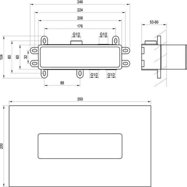 RB 07D.50 Вмонтований механізм R-box Horizontal - зображення 2