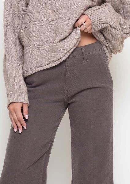 Классический Свитер с Аранами 96538-EM Хаки S/M - изображение 5