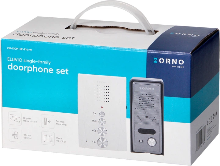 Комплект домофону ORNO ELUVIO White (OR-DOM-RE-914) - зображення 9